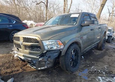 2015 Ram 1500 Outdoorsman из США, поврежденный, VIN 1C6RR7LM4FS574772